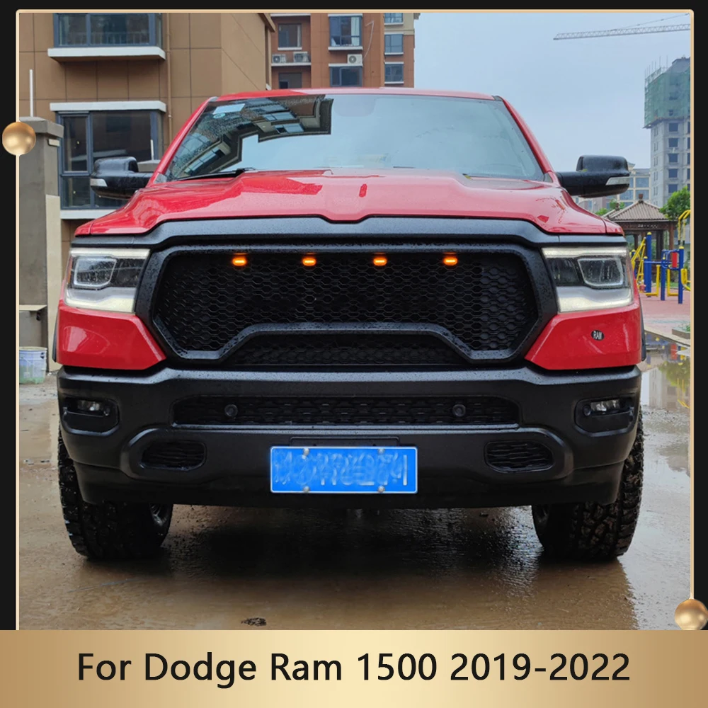 TRX Style Front Mesh Grill Fit For Dodge Ram 1500 2019 2020 2021 2022 Upper Grid Replace Grille ABS With LED Lights W/Letter
TRX Style Front Mesh Grill Fit For Dodge Ram 1500 2019 2020 2021 2022 Upper Grid Replace Grille ABS With LED Lights W/Letter