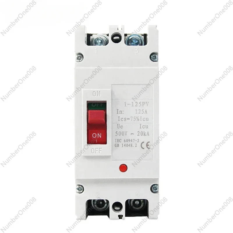 DC Circuit Breaker mccb 2P Air switch Photovoltaic DC circuit breaker 100A 125A 160A 200A 250A for Solar PV System
DC Circuit Breaker mccb 2P Air switch Photovoltaic DC circuit breaker 100A 125A 160A 200A 250A for Solar PV System