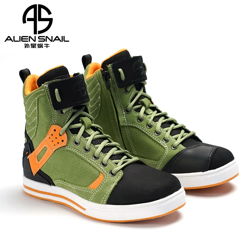 Мотоциклетная обувь Нескользящая и устойчивая к падениям дышащая обувь для локомотива Гоночные мотоциклетные дорожные ботинки для верховой езды на дальние расстояния
Мотоциклетная обувь Нескользящая и устойчивая к падениям дышащая обувь для локомотива Гоночные мотоциклетные дорожные ботинки для верховой езды на дальние расстояния