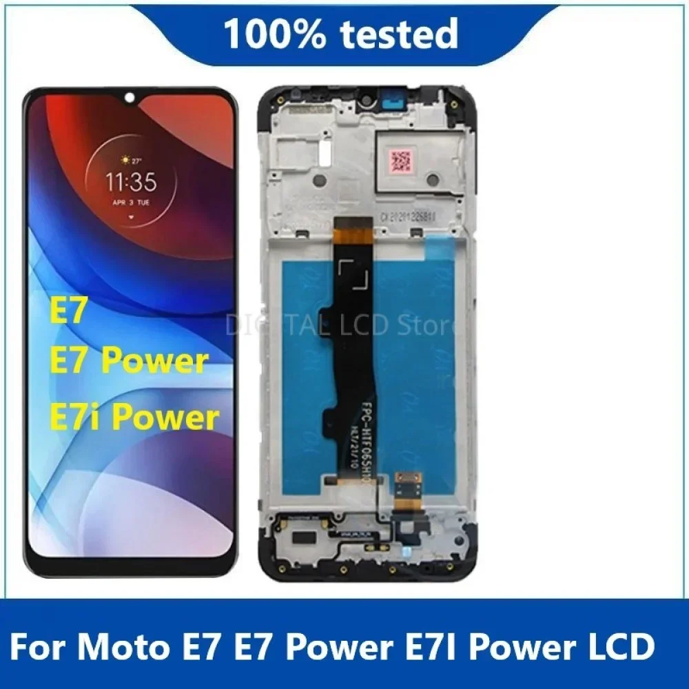 6.5" 100% testing LCD For Motorola Moto E7 Lcd Screen Display Touch Digitizer Assembly For Moto E7 Power LCD Diaplsy E7i Power
6.5" 100% testing LCD For Motorola Moto E7 Lcd Screen Display Touch Digitizer Assembly For Moto E7 Power LCD Diaplsy E7i Power