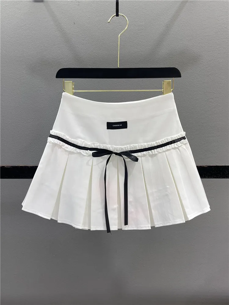 Sweet Knot Pleated Skirt Women's High Waist Slimming Hot Girl A-Line Short Skirt Summer New College Style Casu...
Sweet Knot Pleated Skirt Women's High Waist Slimming Hot Girl A-Line Short Skirt Summer New College Style Casu...