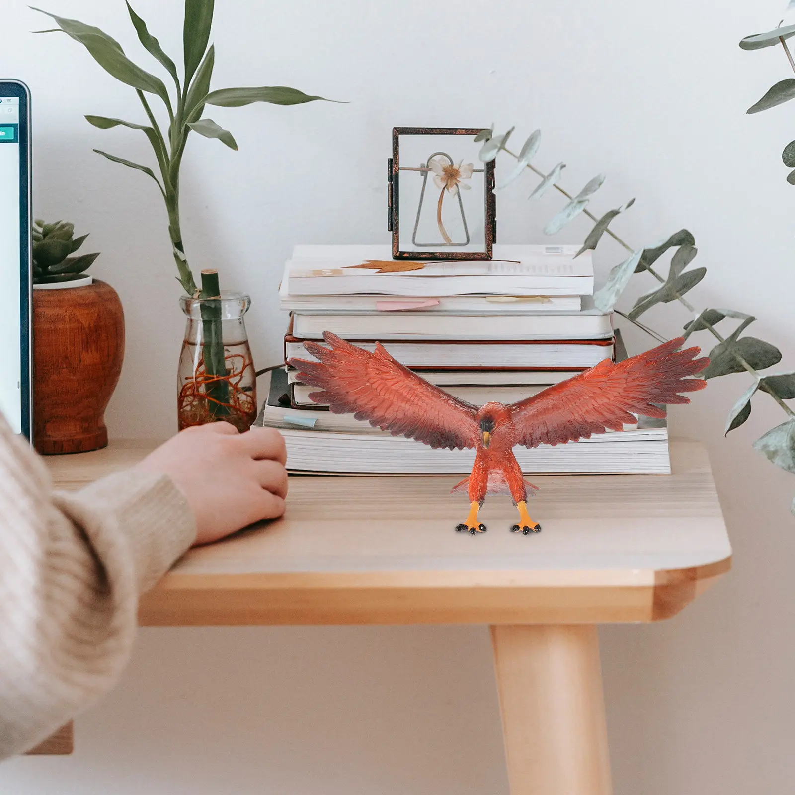Small Eagle Statue Plastic Realistic Animal Decoration for Desktop Home Office Nursery Room Cognitive Learning Aid Lifelike Bird
Small Eagle Statue Plastic Realistic Animal Decoration for Desktop Home Office Nursery Room Cognitive Learning Aid Lifelike Bird