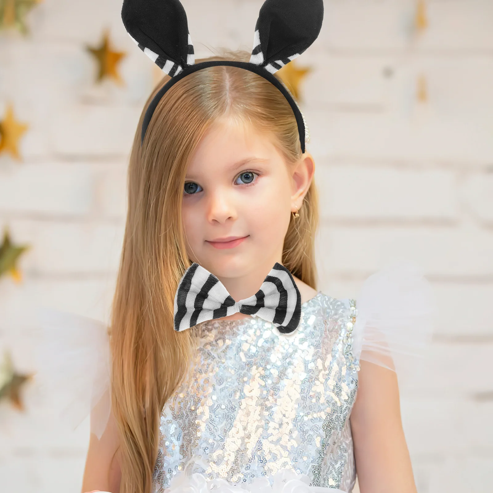 1Set Zebra Ear Headband Costume Set Animal Ears for Cosplay Party Kids Adults Animal Tail Bowtie Accessories Party Headband
1Set Zebra Ear Headband Costume Set Animal Ears for Cosplay Party Kids Adults Animal Tail Bowtie Accessories Party Headband