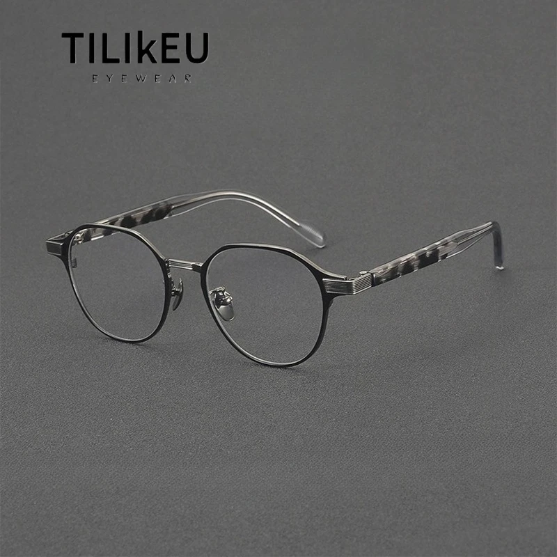 Vintage R-type Leg Pure Titanium Retro Round Eyeglasses Frames Men Prescription Glasses Plate Tortoiseshell Women Luxury Eyewear
Vintage R-type Leg Pure Titanium Retro Round Eyeglasses Frames Men Prescription Glasses Plate Tortoiseshell Women Luxury Eyewear