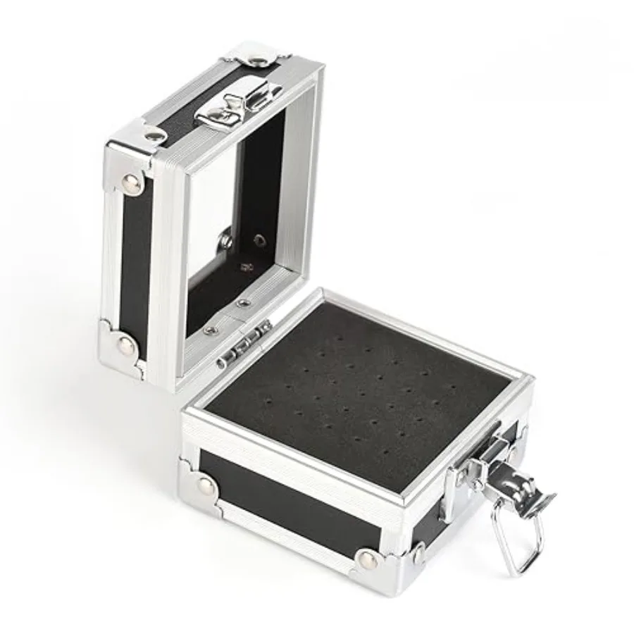 Professional 25 Holes Nail Drill Bits Box Container Nail Drill Grinding Bit Holder Nail Polish Head Storage Box Nail Tools Orga
Professional 25 Holes Nail Drill Bits Box Container Nail Drill Grinding Bit Holder Nail Polish Head Storage Box Nail Tools Orga