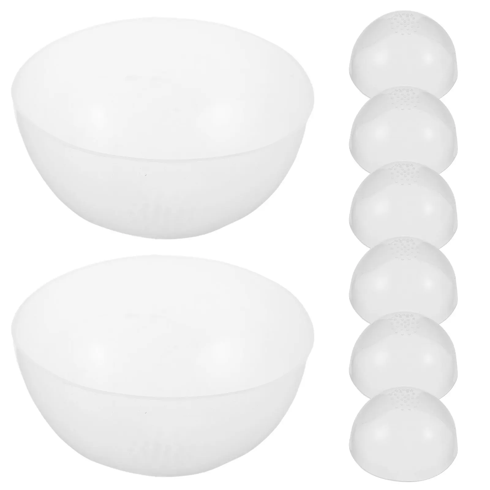 8Pcs Silicone Cap Elastic Anti Slip Hair Cover Head Protector for 20 21.5cm Head Circumference Styling Base for Bjd
8Pcs Silicone Cap Elastic Anti Slip Hair Cover Head Protector for 20 21.5cm Head Circumference Styling Base for Bjd