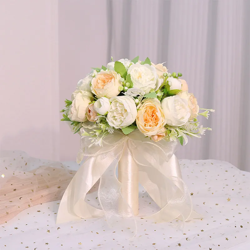 Bridal Bouquet Wedding Flowers Bridesmaids Silk Roses Fake Babys Breath Bride Wedding Accessories Table Centerpiece Decoration
Bridal Bouquet Wedding Flowers Bridesmaids Silk Roses Fake Babys Breath Bride Wedding Accessories Table Centerpiece Decoration