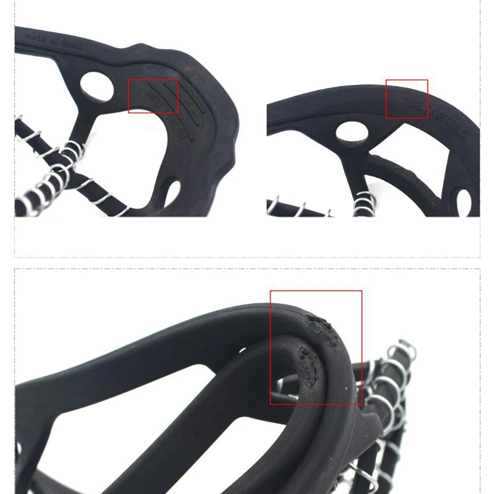 1Pair Crampons Shoes Cover Ice Snow Non-Slip Traction Cleats Outdoor Elastic Fit Sports Hiking Boots 35-45 Shoes
1Pair Crampons Shoes Cover Ice Snow Non-Slip Traction Cleats Outdoor Elastic Fit Sports Hiking Boots 35-45 Shoes