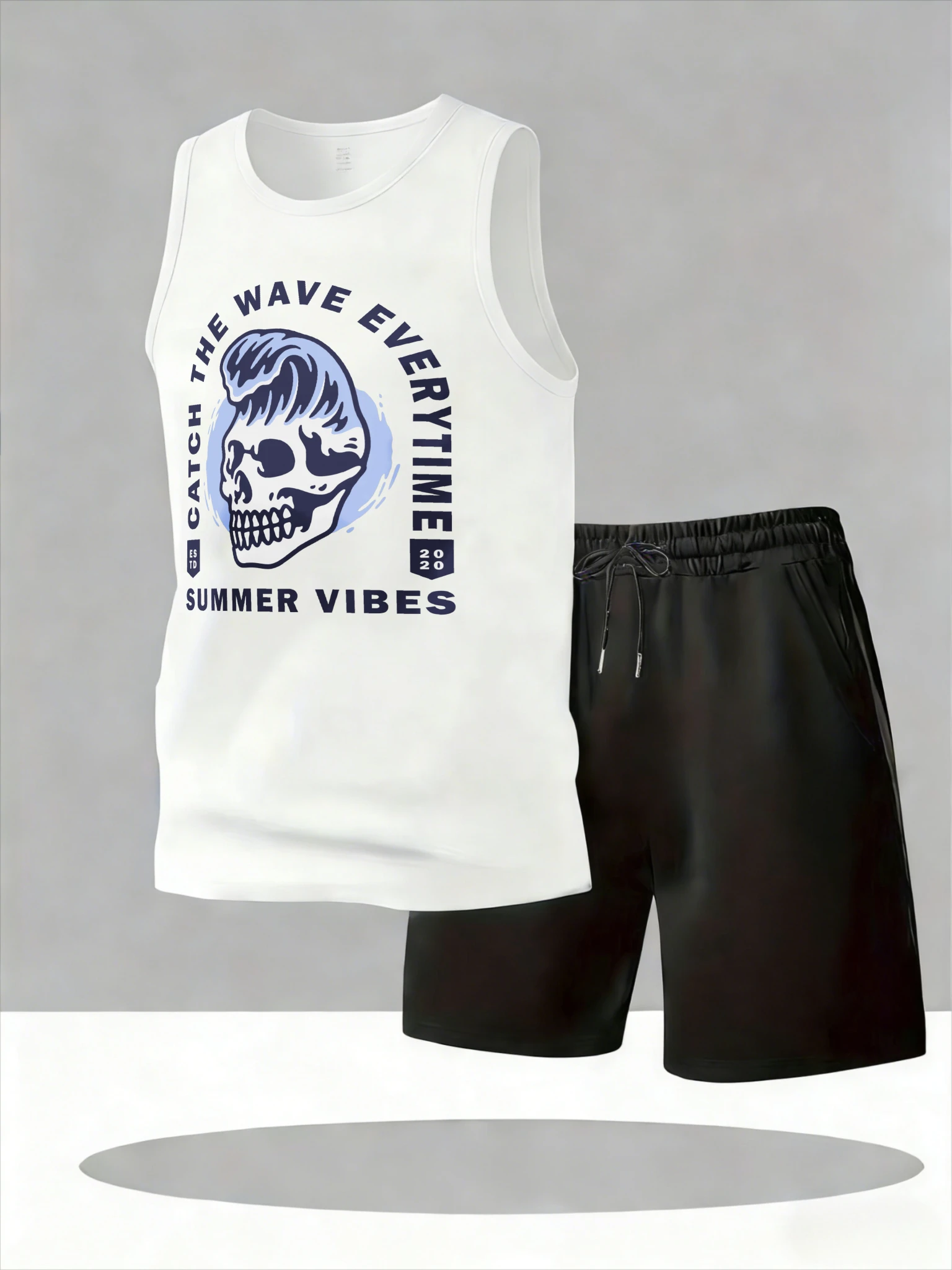 Men's Tank Top Sets 2026 Summer Quick drying sports running seaside oversize crewneck sweatshirt set Breathable drip clothing
Men's Tank Top Sets 2026 Summer Quick drying sports running seaside oversize crewneck sweatshirt set Breathable drip clothing