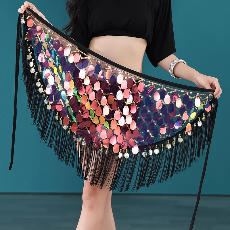 Women Sexy Tassel Sequins Hip Waist Chain Belt Shiny Belly Dance Hip Scarf Stage Performance Outfit Bellydance Decor Accessories
Women Sexy Tassel Sequins Hip Waist Chain Belt Shiny Belly Dance Hip Scarf Stage Performance Outfit Bellydance Decor Accessories