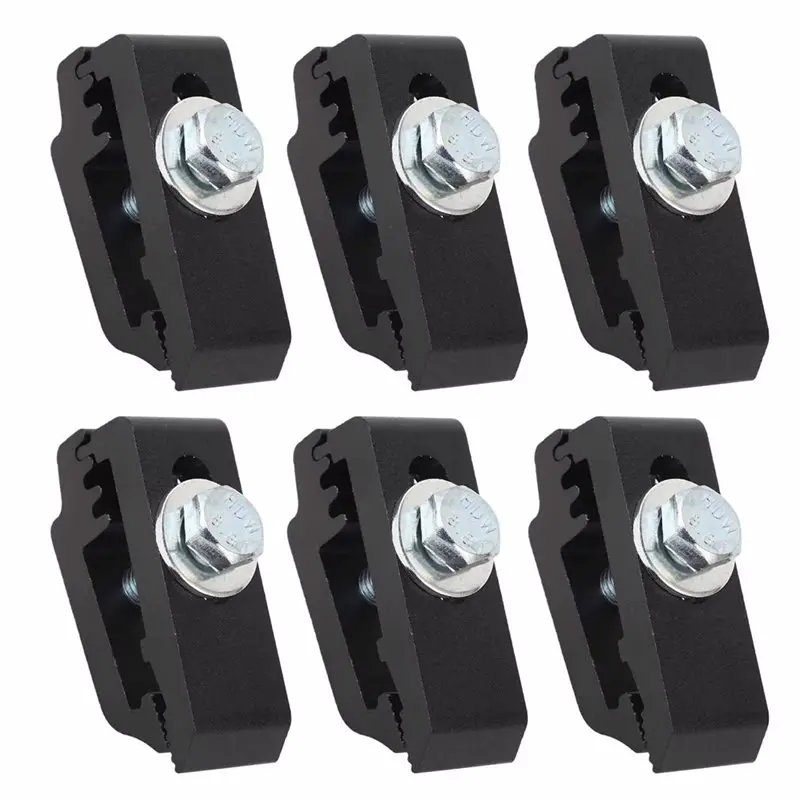 M49K-Aluminum For Trucks Roof Covers And Campers Accessories 6Pcs/Set Bed Mounting Clamps Fasteners Kits 1112514
M49K-Aluminum For Trucks Roof Covers And Campers Accessories 6Pcs/Set Bed Mounting Clamps Fasteners Kits 1112514