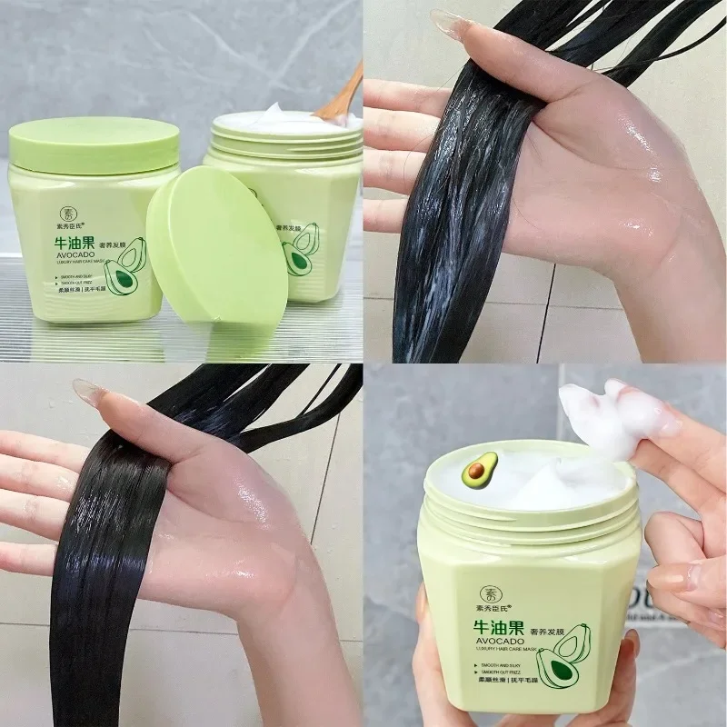 72H Frizz ControlLong-Lasting Salon-Pro Deep Conditioning Dry Damaged Hair Avocado Shea Butter Luxury Hair Mask Split Ends Care
72H Frizz ControlLong-Lasting Salon-Pro Deep Conditioning Dry Damaged Hair Avocado Shea Butter Luxury Hair Mask Split Ends Care