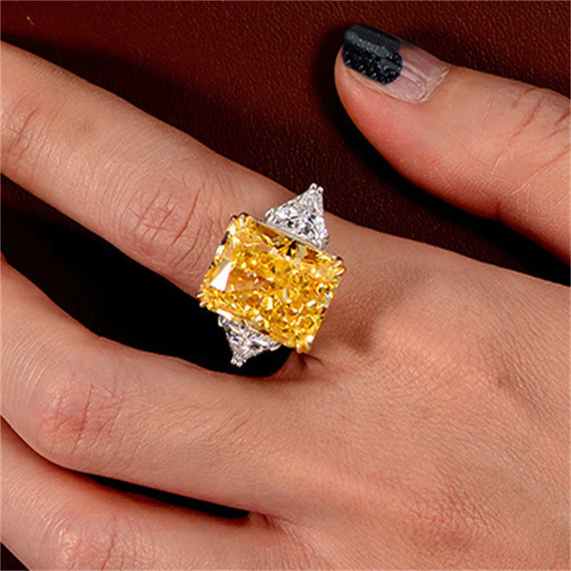 Luxury Geometric Big Square Stone Rings For Women Silver Color Charm Pink Yellow Zircon Wedding Bands Index Finger Party Jewelry
Luxury Geometric Big Square Stone Rings For Women Silver Color Charm Pink Yellow Zircon Wedding Bands Index Finger Party Jewelry