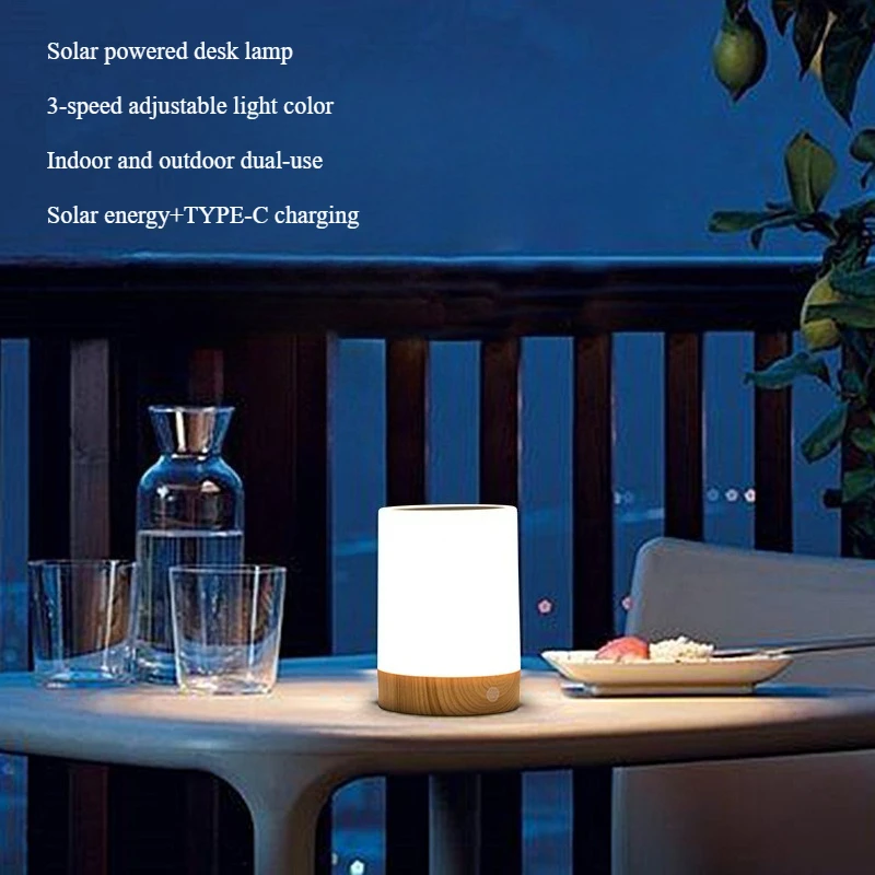 New Solar Table Lamp Indoor and Outdoor Waterproof Living Room Dining Room Bedroom Garden Camping Lighting Nightlight
New Solar Table Lamp Indoor and Outdoor Waterproof Living Room Dining Room Bedroom Garden Camping Lighting Nightlight