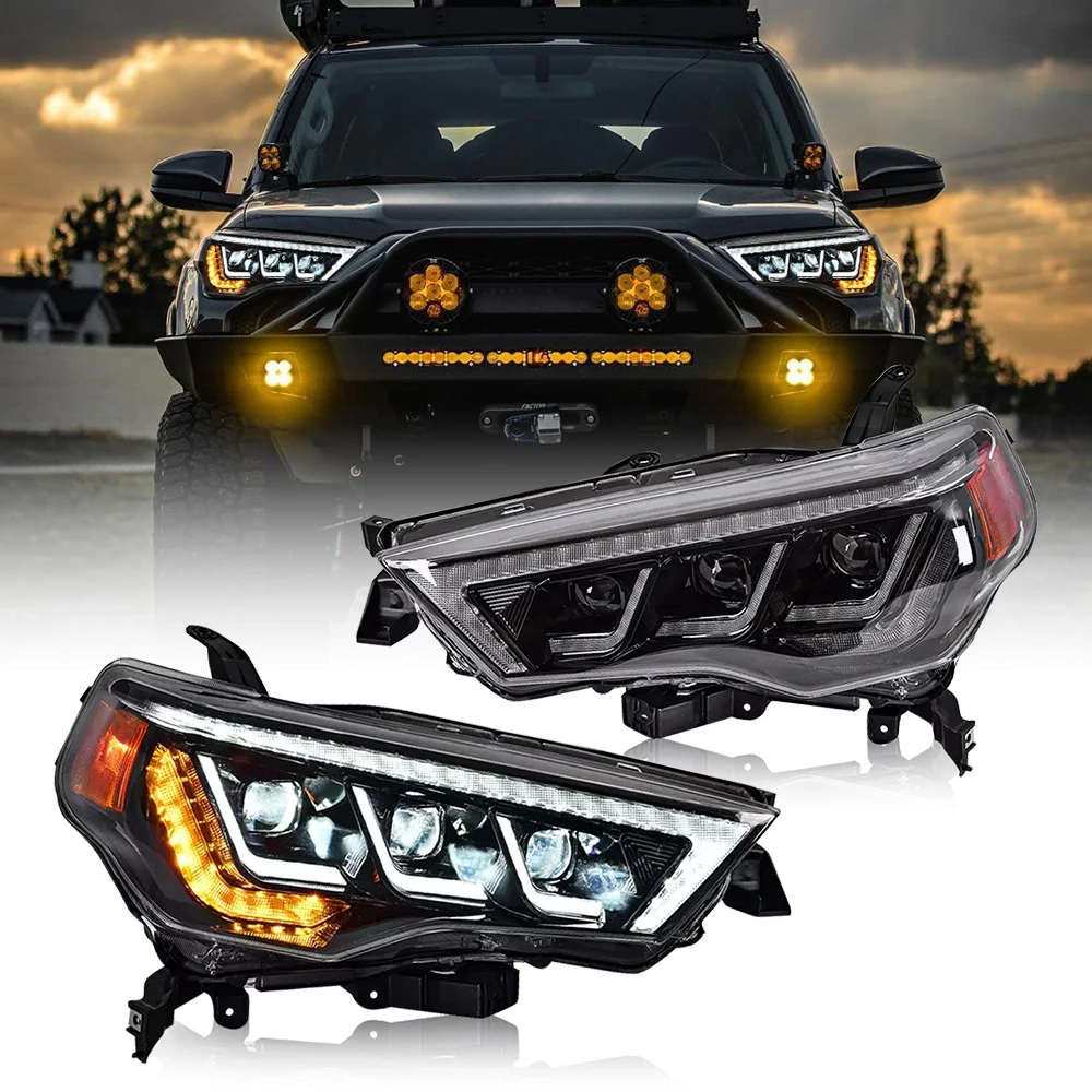 For 2014-2022 Toyota 4Runner Triple Projectors Led Headlights Without Demon eyes IP67 Car Upgrade Accessories High Brightness
For 2014-2022 Toyota 4Runner Triple Projectors Led Headlights Without Demon eyes IP67 Car Upgrade Accessories High Brightness