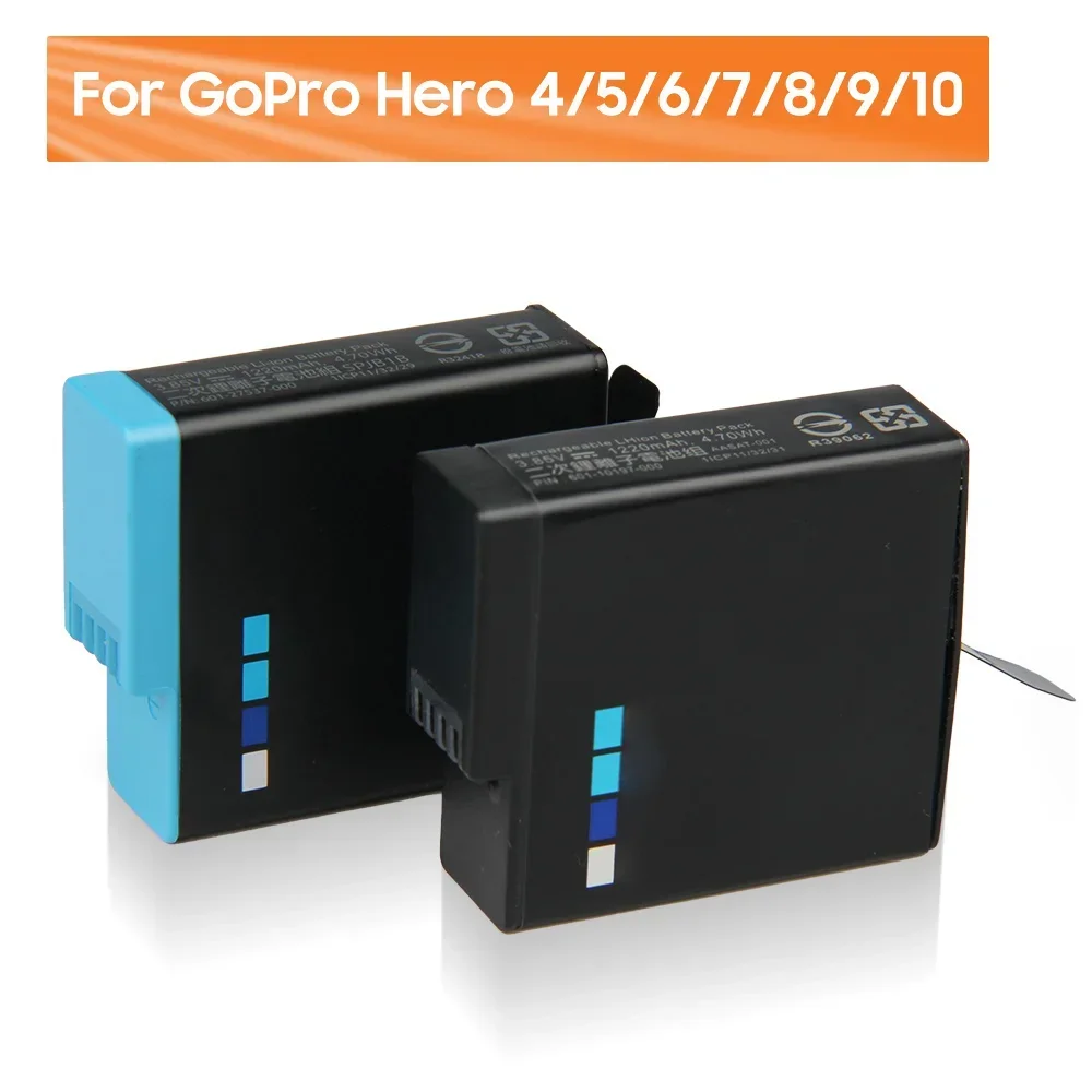 Replacement Battery For GoPro Hero 4/5/6/7/8 Hero11 Hero10 Hero9 Hero8 Hero7 Hero 6 Hero 5 Hero 4 Rechargable Battery 1160mAh
Replacement Battery For GoPro Hero 4/5/6/7/8 Hero11 Hero10 Hero9 Hero8 Hero7 Hero 6 Hero 5 Hero 4 Rechargable Battery 1160mAh