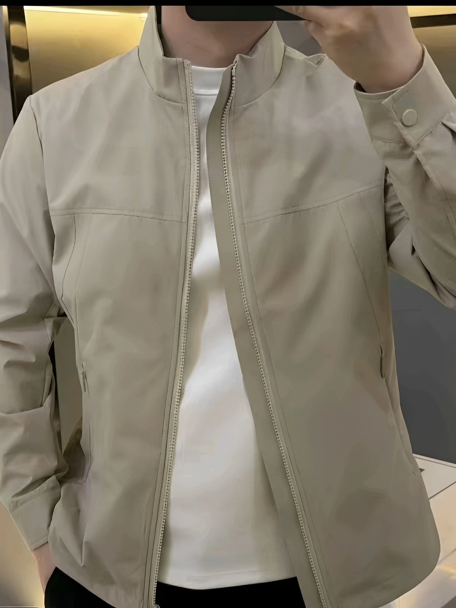 Men's Casual Loose Fit Jacket Stand Collar Comfortable Warm Polyester Fiber Spring Autumn Fashion Trend Versatile Outerwear
Men's Casual Loose Fit Jacket Stand Collar Comfortable Warm Polyester Fiber Spring Autumn Fashion Trend Versatile Outerwear