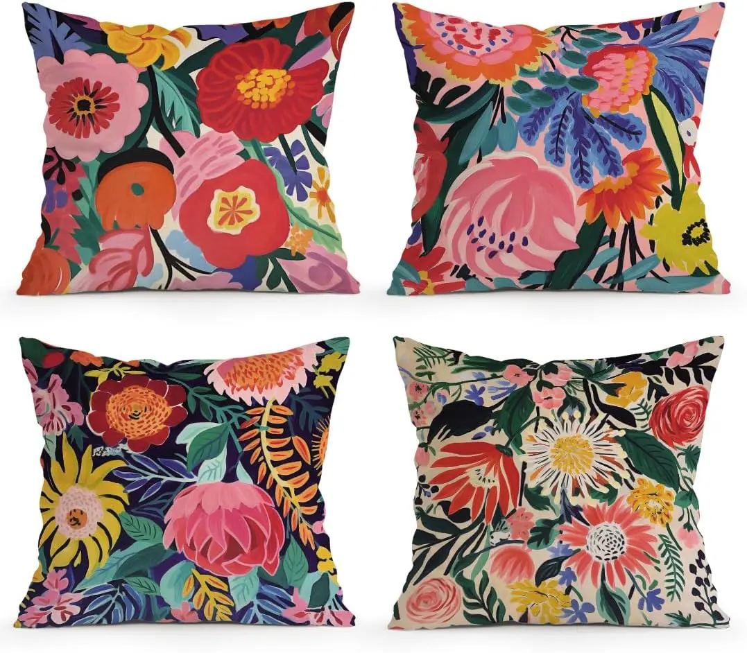 Красочные цветы, теплые наволочки, набор из 4 шт., чехлы для диванных подушек, вставки для дивана-кровати, гостиной, домашнего декора, с боковым принтом
Красочные цветы, теплые наволочки, набор из 4 шт., чехлы для диванных подушек, вставки для дивана-кровати, гостиной, домашнего декора, с боковым принтом