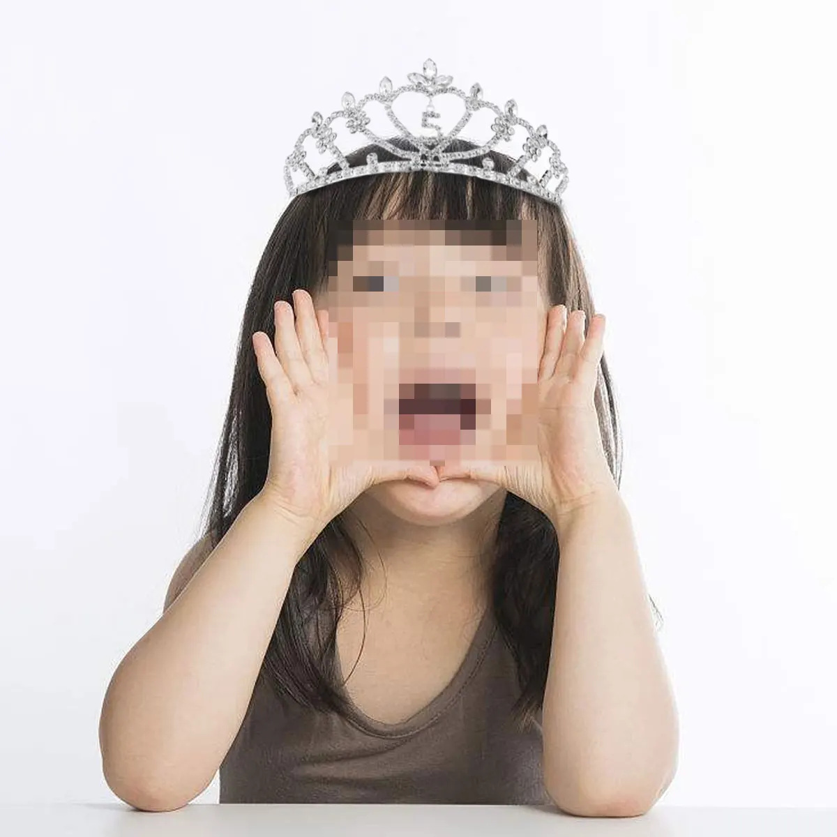 Rhinestone Birthday Crown Girls Children'S Tiara Bridal Headpiece Hair Jewelry Party Gift One Size Fits Most 5 Years Old Peach
Rhinestone Birthday Crown Girls Children'S Tiara Bridal Headpiece Hair Jewelry Party Gift One Size Fits Most 5 Years Old Peach