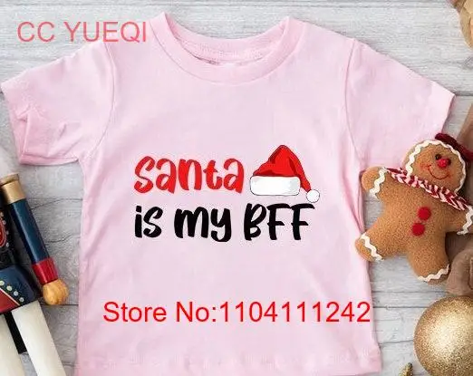 Футболка Santa Is My BBF, персонализированная футболка для новорожденных, рождественская футболка с длинными или короткими рукавами для малышей
Футболка Santa Is My BBF, персонализированная футболка для новорожденных, рождественская футболка с длинными или короткими рукавами для малышей