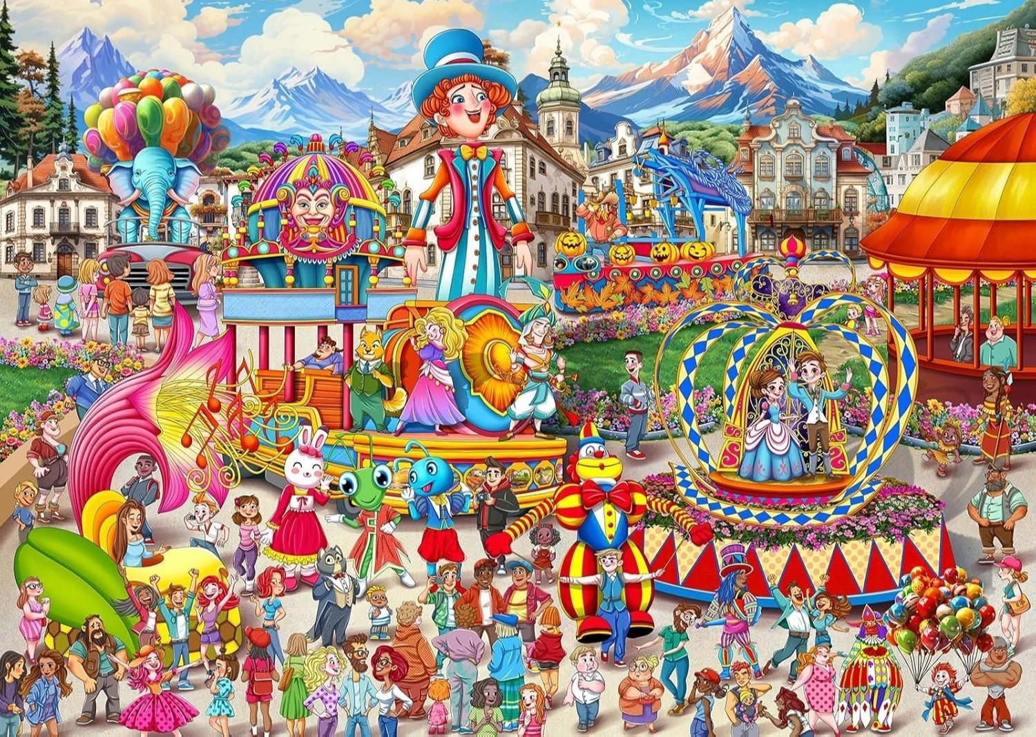 Carnival 1000/500/300/120 Piece Jigsaw Puzzle Home Decor for Adult Game Family Fun Puzzles Educational Toys Birthday Gift
Carnival 1000/500/300/120 Piece Jigsaw Puzzle Home Decor for Adult Game Family Fun Puzzles Educational Toys Birthday Gift
