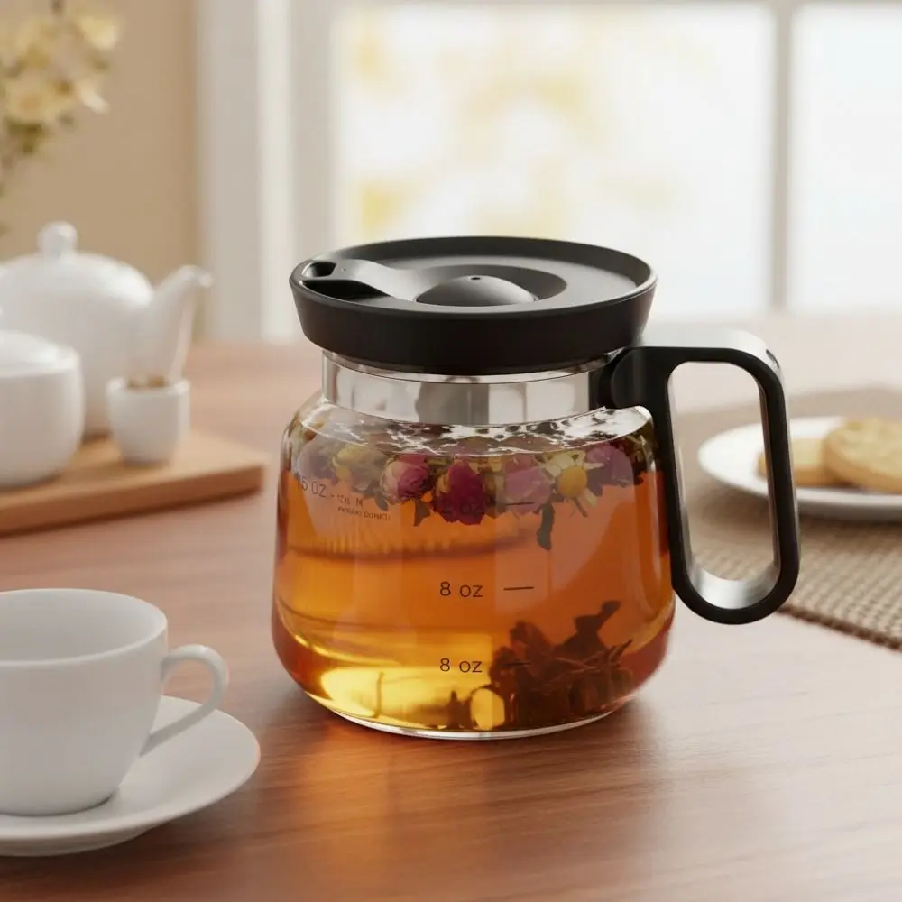 Practical 16 Oz Clear Glass Coffee Mug with Scale Heat Resistant Coffee Pot Dishwasher Safe Travel Lid Drinking Cup Office
Practical 16 Oz Clear Glass Coffee Mug with Scale Heat Resistant Coffee Pot Dishwasher Safe Travel Lid Drinking Cup Office