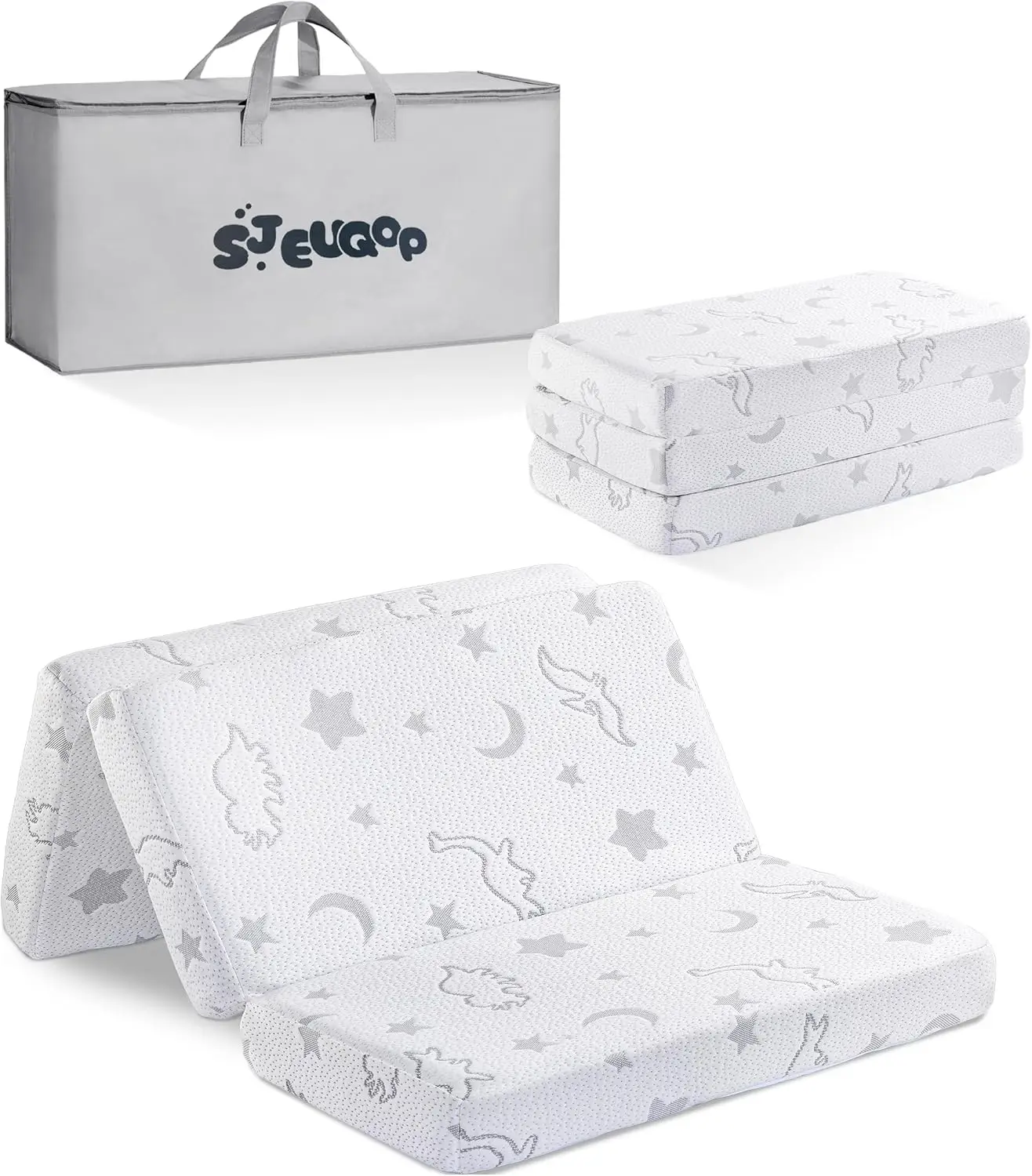 Trifold Pack and Play Mattress 38x26, Dual Sided Soft & Firm Memory Foam Portable Crib Baby Mattress with Washable Cover
Trifold Pack and Play Mattress 38x26, Dual Sided Soft & Firm Memory Foam Portable Crib Baby Mattress with Washable Cover