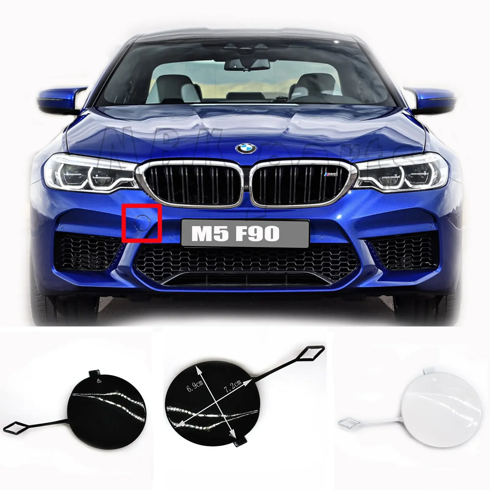 FRONT TOW COVER Fit 18-23 BMW M series M5 F90 Base Sedan 4-Door Competition CS Edition bumper Towing Hook Eye Cap 51118073722
FRONT TOW COVER Fit 18-23 BMW M series M5 F90 Base Sedan 4-Door Competition CS Edition bumper Towing Hook Eye Cap 51118073722