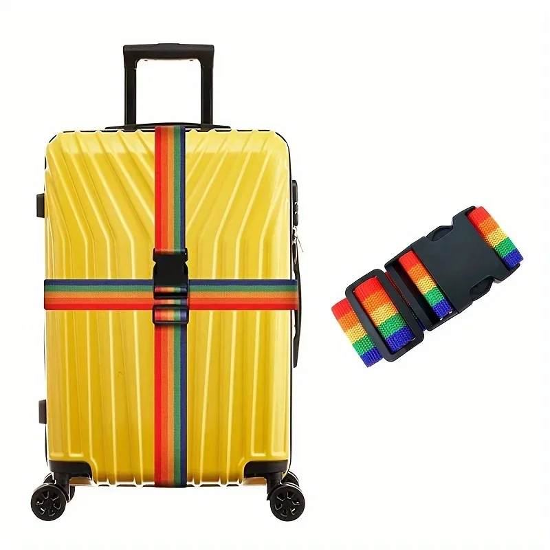 1 Pack Adjustable Luggage Strap, Suitcase Belt, Bright Color Travel Packing Strap With Quick Release Buckle
1 Pack Adjustable Luggage Strap, Suitcase Belt, Bright Color Travel Packing Strap With Quick Release Buckle
