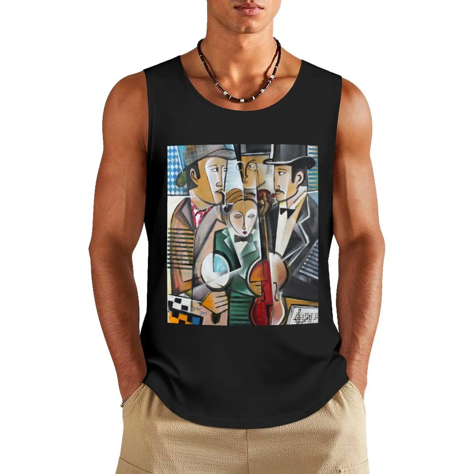 Art of Sherlock Dada Tank Top sleeveless t-shirts for men bodybuilding men Man gym clothes sports clothes for men
Art of Sherlock Dada Tank Top sleeveless t-shirts for men bodybuilding men Man gym clothes sports clothes for men