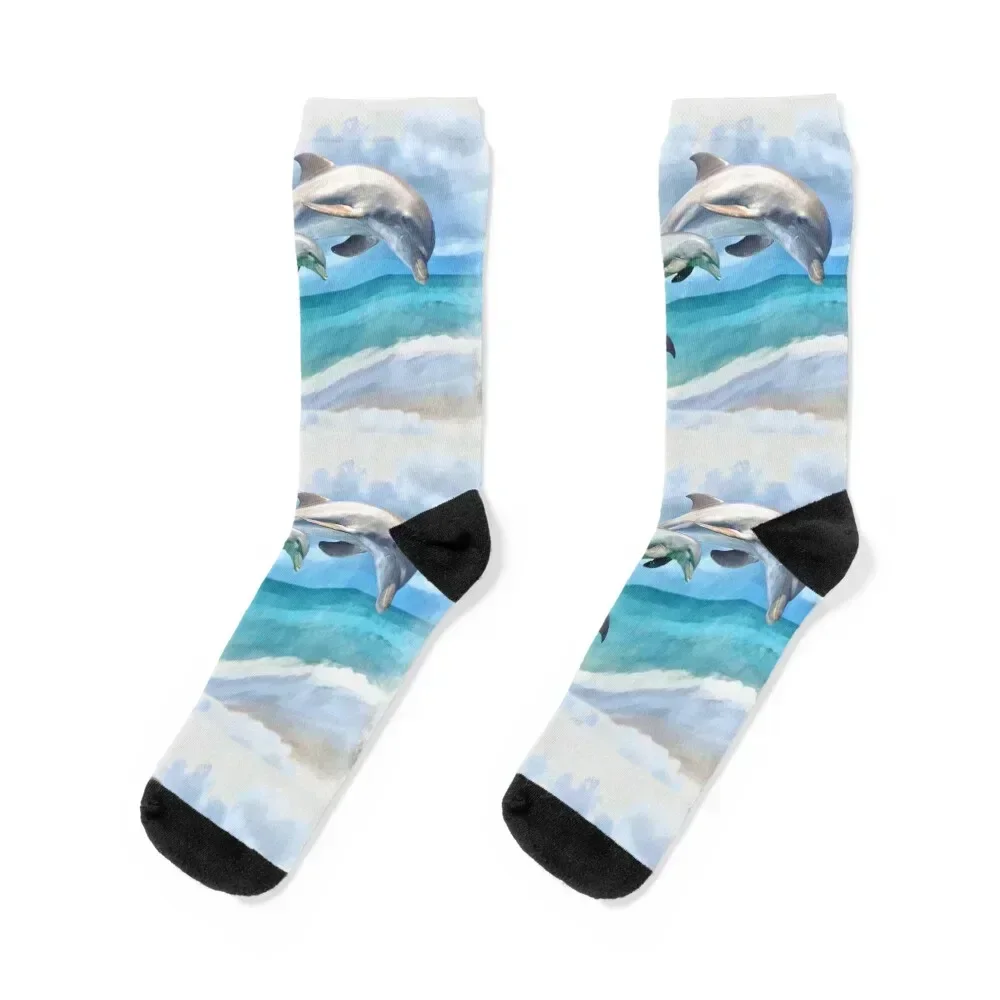 Playful Dolphins Socks Sports football fashionable hip hop Socks Women Men's
Playful Dolphins Socks Sports football fashionable hip hop Socks Women Men's