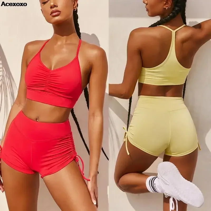 Summer new women's solid color fashion casual slim slim pants sports suspender vest set
Summer new women's solid color fashion casual slim slim pants sports suspender vest set