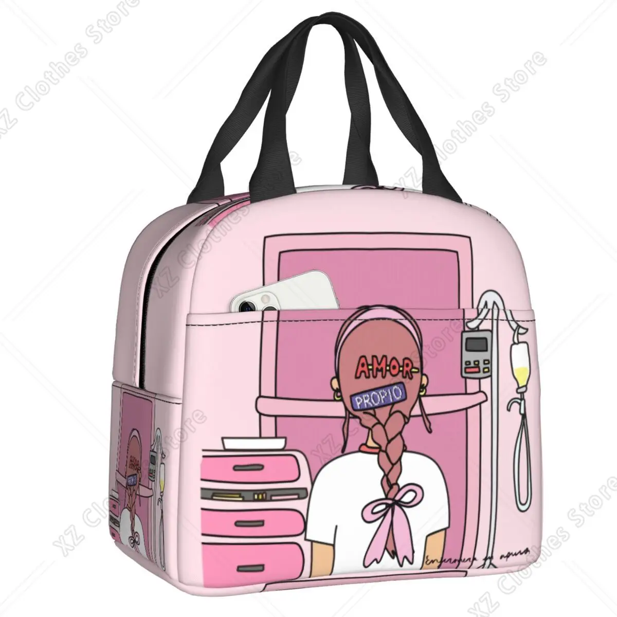 Custom Enfermera En Apuros Doctor Nurse Medicine Insulated Lunch Tote Bag for Women Resuable Cooler Thermal Bento Box Children
Custom Enfermera En Apuros Doctor Nurse Medicine Insulated Lunch Tote Bag for Women Resuable Cooler Thermal Bento Box Children