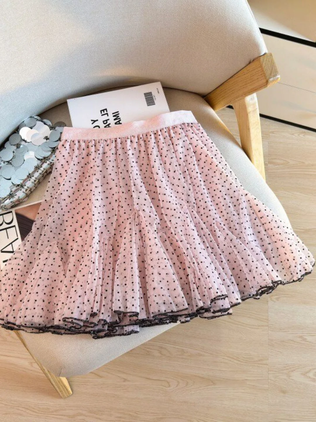 Polka Dot Mesh Splice A-Line Skirt Women's High Waist Slimming Puffy Skirt Short Skirt Summer New Elegant Style Cotton L...
Polka Dot Mesh Splice A-Line Skirt Women's High Waist Slimming Puffy Skirt Short Skirt Summer New Elegant Style Cotton L...