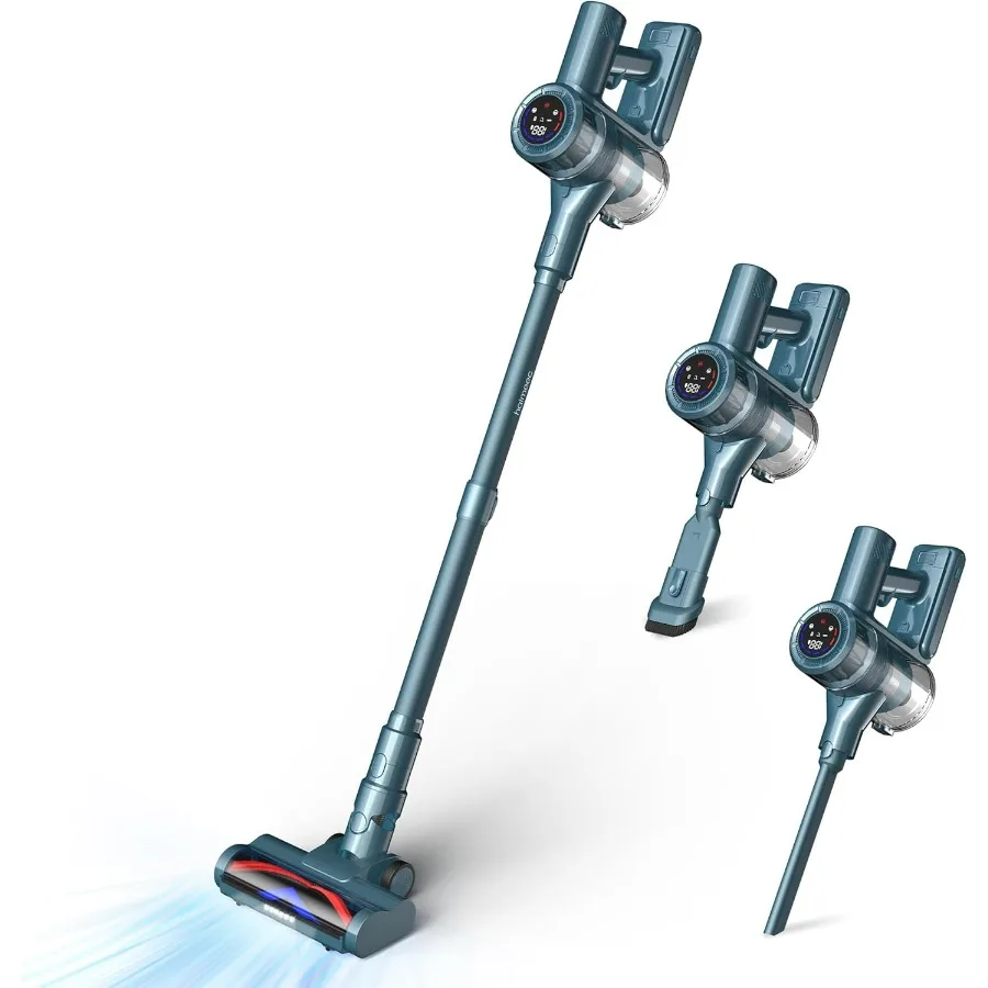 Cordless Vacuum Cleaner,33KPA/400W Powerful Stick Vacuum with Auto Suction Mode,Max 50Mins Runtime,LED Display,Rechargeable&Anti
Cordless Vacuum Cleaner,33KPA/400W Powerful Stick Vacuum with Auto Suction Mode,Max 50Mins Runtime,LED Display,Rechargeable&Anti