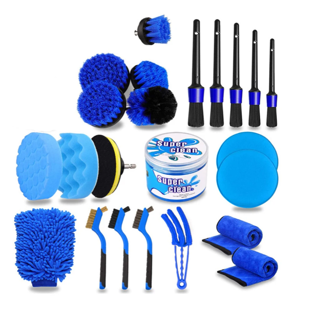 FUTUKNIGHT 24 Piece Drill Brush Attachments Set Scrub Pads & Sponge Power Scrubber Brush with Extend Long Attachment FUT035
FUTUKNIGHT 24 Piece Drill Brush Attachments Set Scrub Pads & Sponge Power Scrubber Brush with Extend Long Attachment FUT035