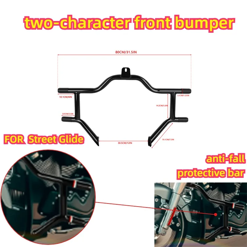 Highway Engine Guard Crash Bar Front 2-Bar Bumper For Street Glide Motorcycle Anti-Fall Protector accessori moto
Highway Engine Guard Crash Bar Front 2-Bar Bumper For Street Glide Motorcycle Anti-Fall Protector accessori moto