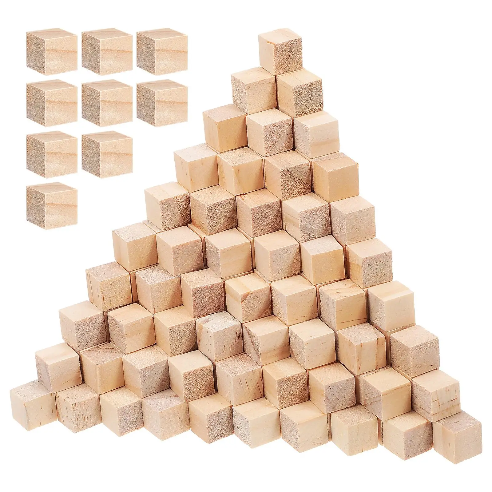 500 Pcs Crafts Block Unfinished Wood Blocks Cubes For Mini Centimeter Wooden Building Baby
500 Pcs Crafts Block Unfinished Wood Blocks Cubes For Mini Centimeter Wooden Building Baby