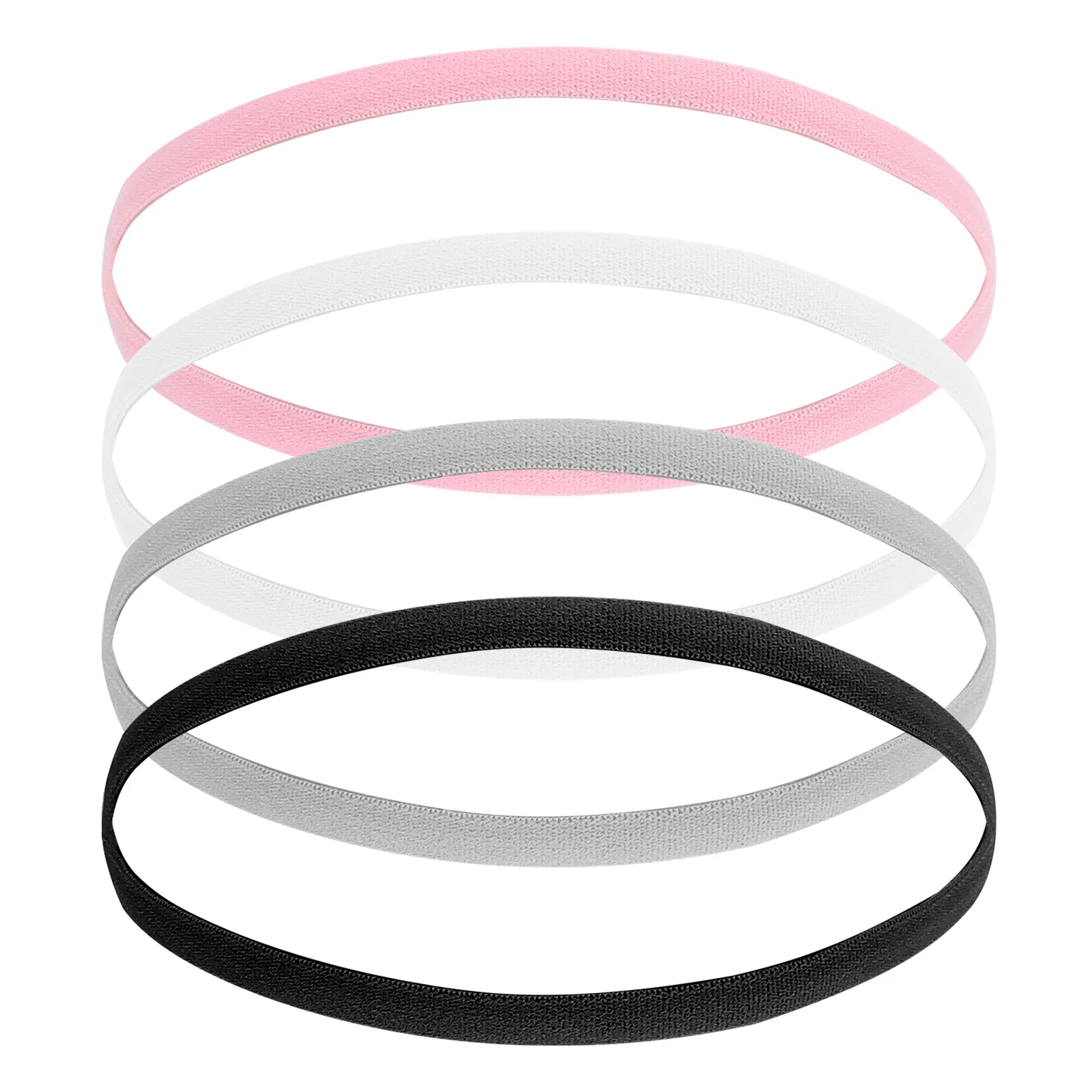 4Pcs Lightweight Breathable Sports Headband for Women Moisture-Wicking Elastic Hair Bands for Exercise Yoga Running
4Pcs Lightweight Breathable Sports Headband for Women Moisture-Wicking Elastic Hair Bands for Exercise Yoga Running