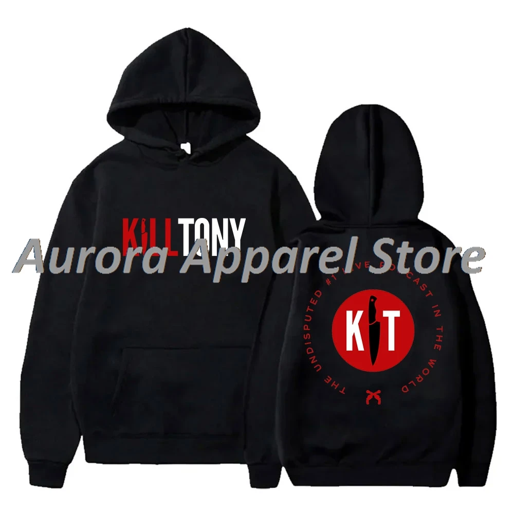 Толстовки с логотипом Kill Tony для косплея, женские и мужские модные уличные толстовки в стиле хип-хоп, пуловеры
Толстовки с логотипом Kill Tony для косплея, женские и мужские модные уличные толстовки в стиле хип-хоп, пуловеры