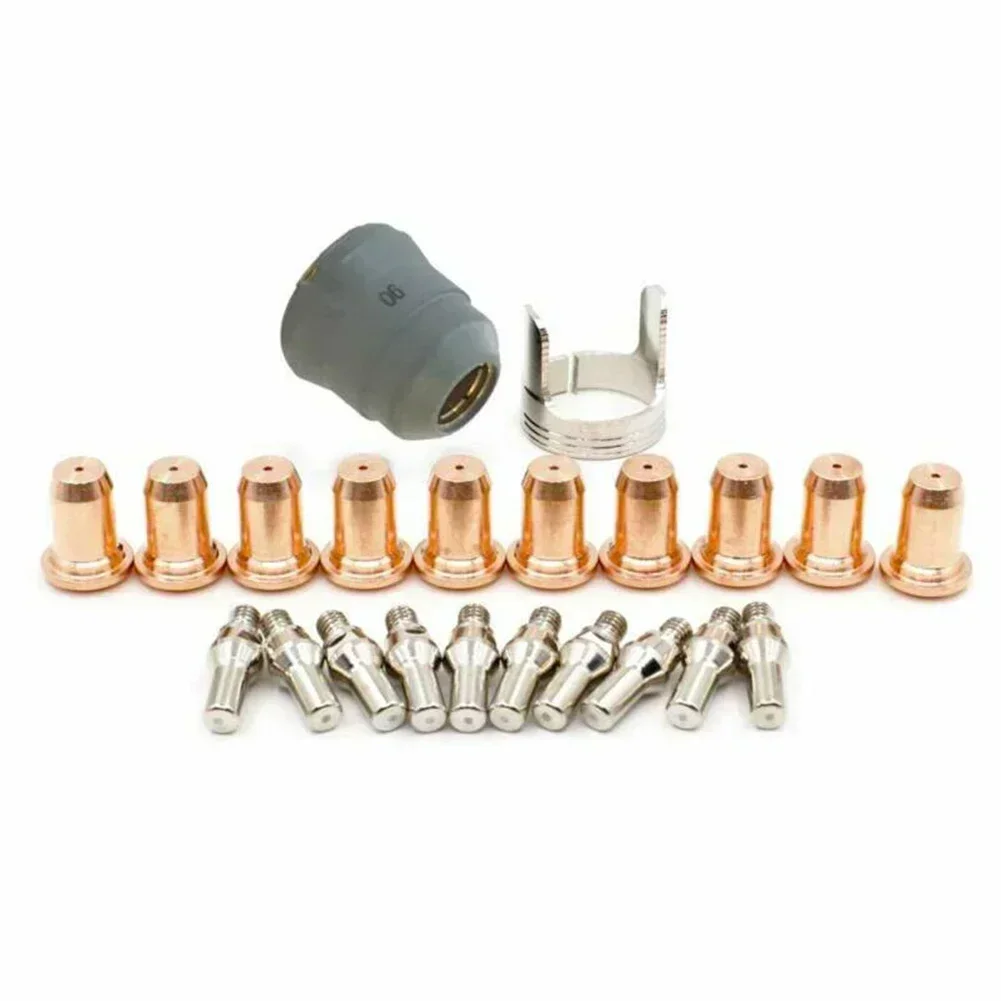 22pcs/set PT-60 IPT-40 PT40 Plasma Cutting Consumables Electrode Tip Cup For Plasma Cutter Consumables Welding Nozzles
22pcs/set PT-60 IPT-40 PT40 Plasma Cutting Consumables Electrode Tip Cup For Plasma Cutter Consumables Welding Nozzles