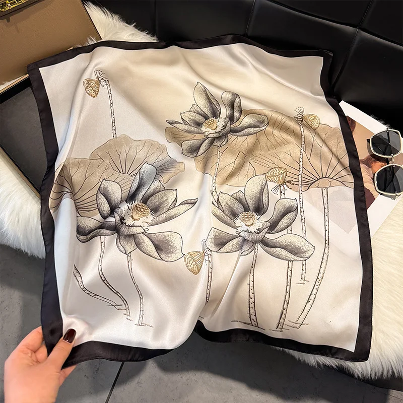 French-Style Light Luxury Floral Print Square Scarf Imitation Silk Printed Scarf Headband Women's Scarf Elegant Neckwarmer
French-Style Light Luxury Floral Print Square Scarf Imitation Silk Printed Scarf Headband Women's Scarf Elegant Neckwarmer