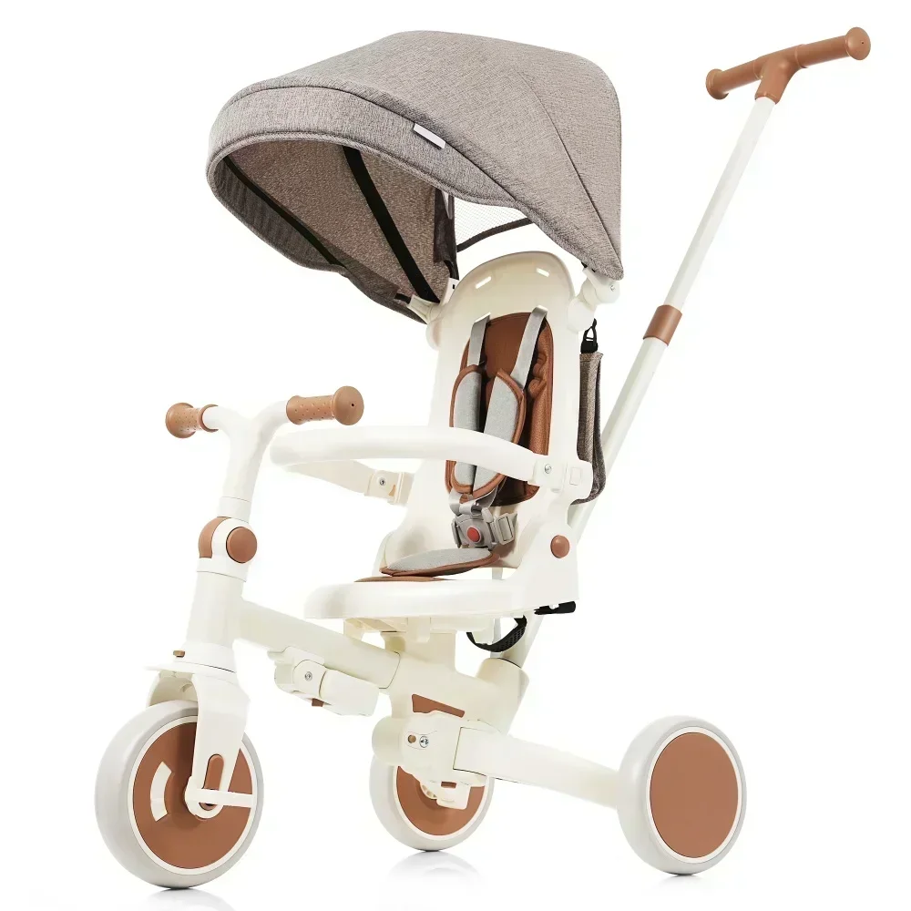 Baby Tricycle Seat Foldable Toddler with Adjustable Parent Handle Push Bike Removable Pedal Canopy and Guardrail for 0-12 Months
Baby Tricycle Seat Foldable Toddler with Adjustable Parent Handle Push Bike Removable Pedal Canopy and Guardrail for 0-12 Months