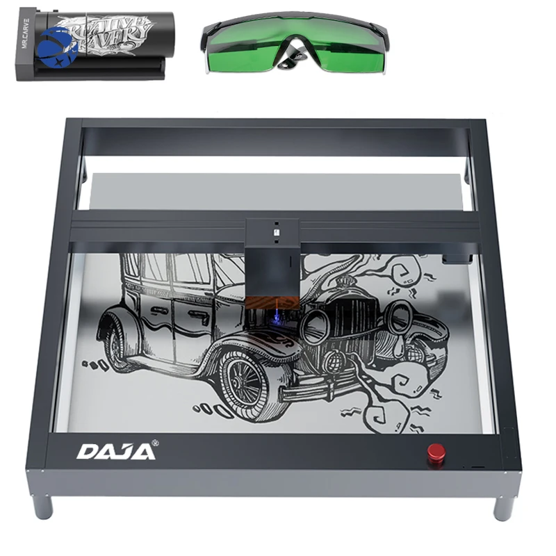 yyhc DAJA D4 4040 Laser Engraving Cutting Machine 2W/3W/5W/10W Large Range Engraver for Wood Metal Plastic Paper Glass Rubber MD
yyhc DAJA D4 4040 Laser Engraving Cutting Machine 2W/3W/5W/10W Large Range Engraver for Wood Metal Plastic Paper Glass Rubber MD
