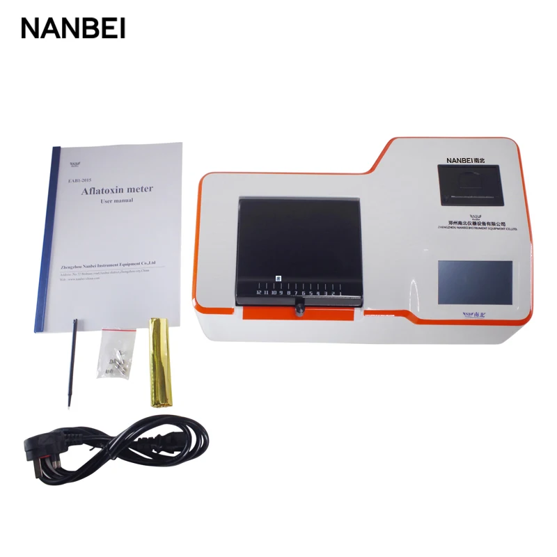 EAB1-2015 B1 B2 Aflatoxin Analyzer Tester Food Safety Testing Detector Equipment
EAB1-2015 B1 B2 Aflatoxin Analyzer Tester Food Safety Testing Detector Equipment