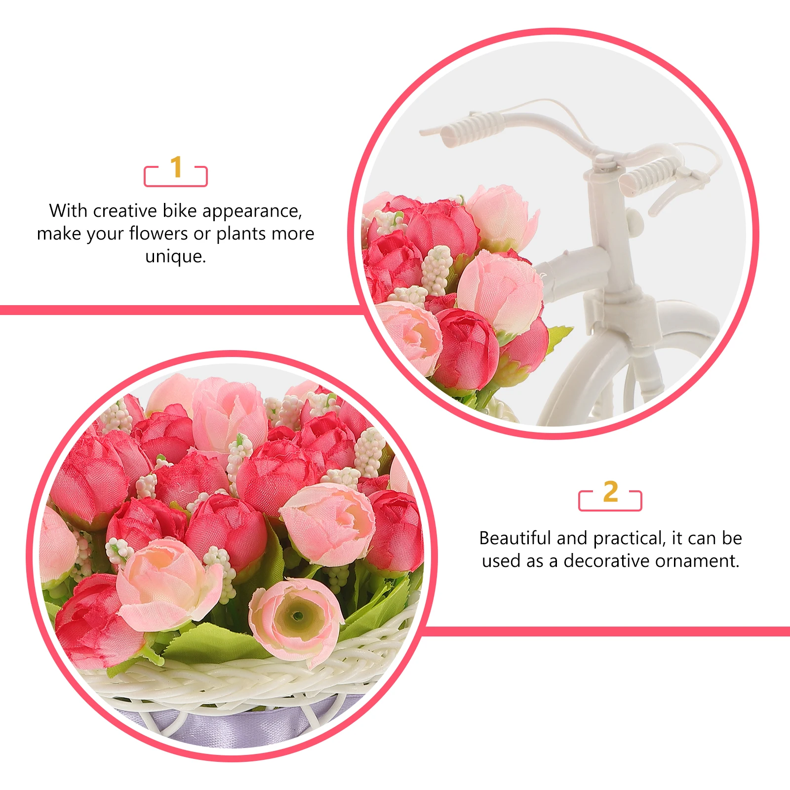 1Pcs Bike Shaped Flower Holder Decorative Artificial Plant Rack Desktop Flower Display Stand for Home Office Plant Stand 
1Pcs Bike Shaped Flower Holder Decorative Artificial Plant Rack Desktop Flower Display Stand for Home Office Plant Stand