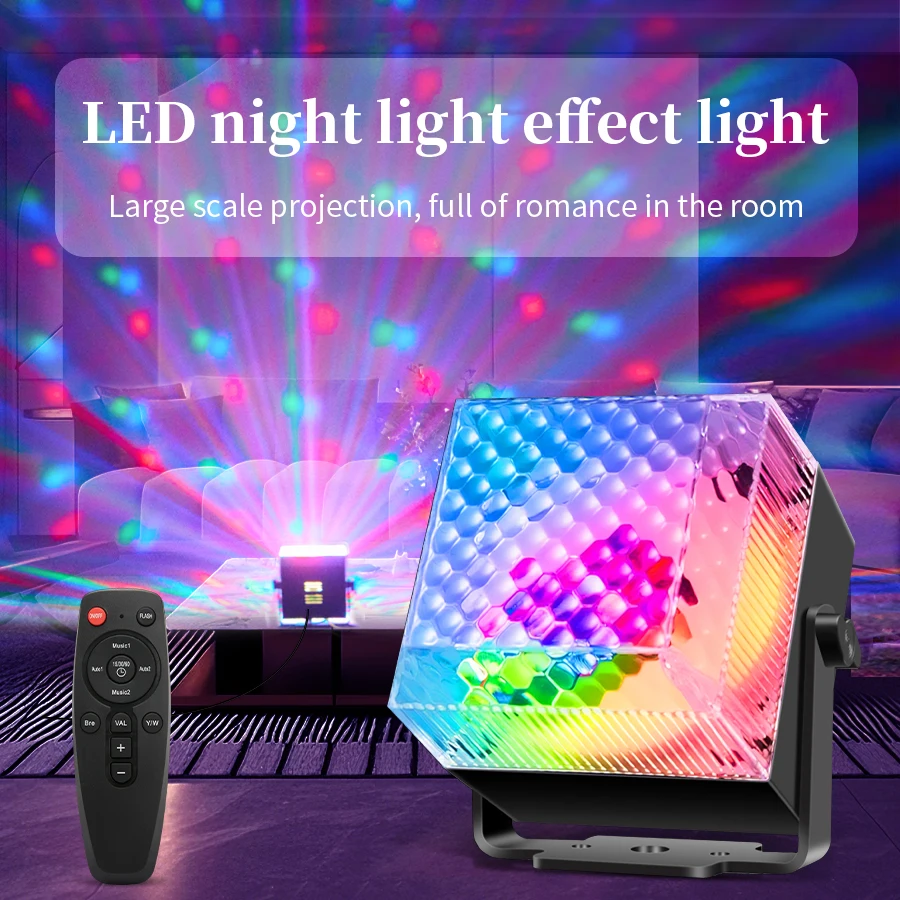 LED Stage Light Colorful Effect Lighting With Remote Control Strobe Sound Control Flash Lamp For Home Party DJ Disco Concert Bar
LED Stage Light Colorful Effect Lighting With Remote Control Strobe Sound Control Flash Lamp For Home Party DJ Disco Concert Bar