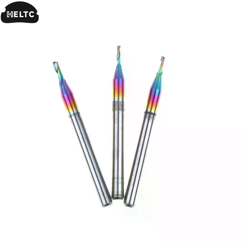 5A TOP Single Flute DLC Coated Milling Cutter - Colorful, For Aluminum Profile & Composite Cutting Head Engraving
5A TOP Single Flute DLC Coated Milling Cutter - Colorful, For Aluminum Profile & Composite Cutting Head Engraving