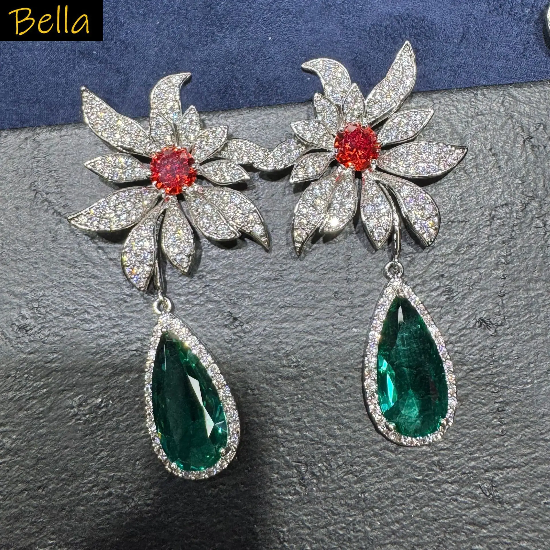 fashion cubic zirconia earrings for women shiny jewelry white zircon yellow green flower teardrop dangling earrings for party
fashion cubic zirconia earrings for women shiny jewelry white zircon yellow green flower teardrop dangling earrings for party