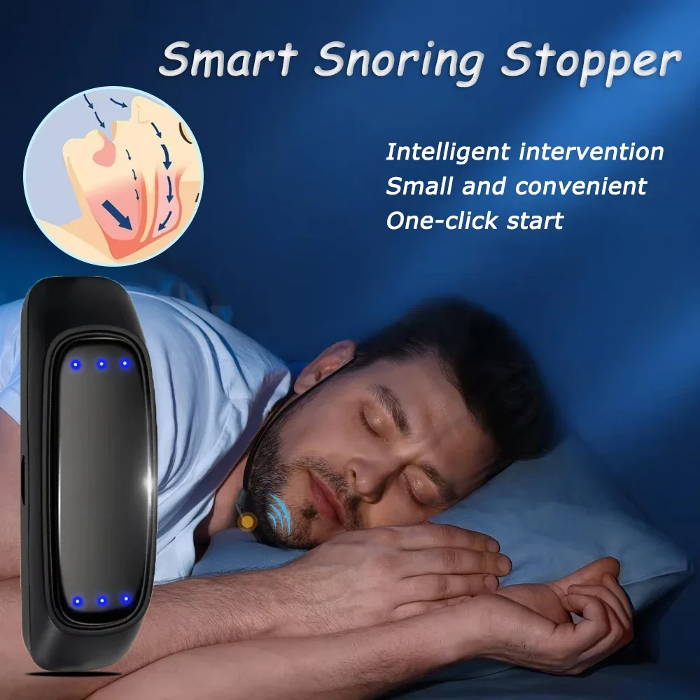 EMS Pulse Stop Snore Portable Comfortable Sleep Well Stop Snore Health Care Sleep Apnea Aid USB Smart Anti Snoring Device
EMS Pulse Stop Snore Portable Comfortable Sleep Well Stop Snore Health Care Sleep Apnea Aid USB Smart Anti Snoring Device